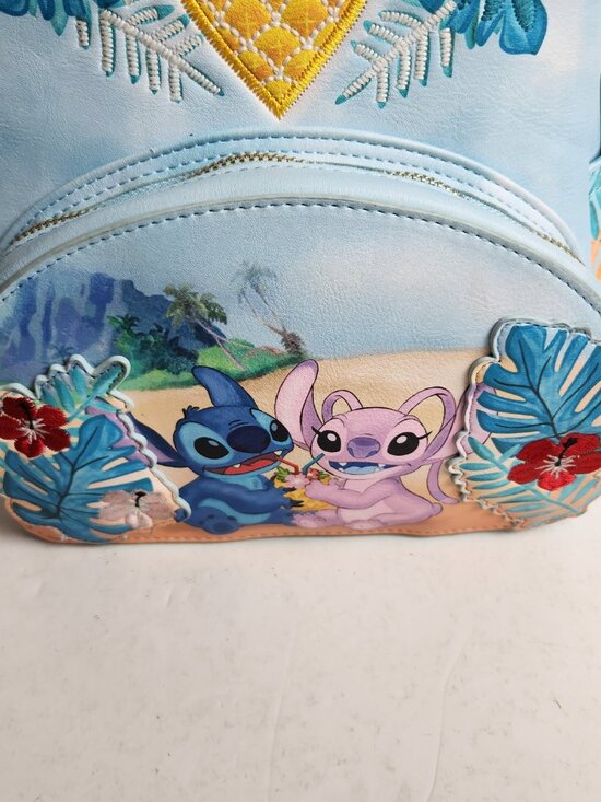 Our Universe Disney Stitch with Angel Heart Pineapple Mini Backpack Embroidered main image 15